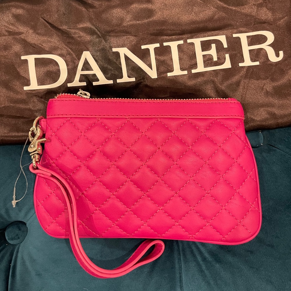 NEW Daniet Leather Wristlet